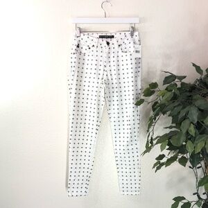 NWT Big Star High Rise Cross White Pants